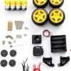ViaGasaFamido Smart Robot Car Chassis Kit with Switch-7