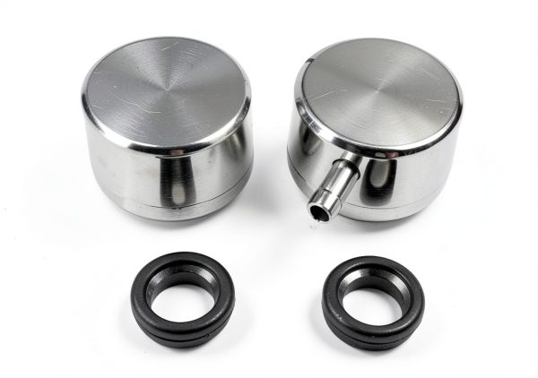 Pirate Mfg Billet Aluminum PCV Valve Cover Breather Kit with Grommet-6