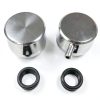Pirate Mfg Billet Aluminum PCV Valve Cover Breather Kit with Grommet-1