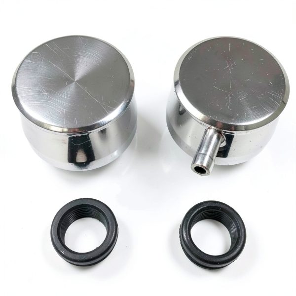 Pirate Mfg Billet Aluminum PCV Valve Cover Breather Kit with Grommet-1