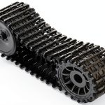 ORFOFE RC Tank Platform – Rubber Plastic Design with Drive Wheels-0