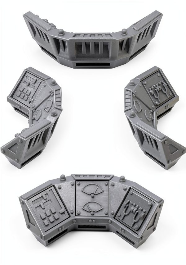 EnderToys 3D Printed Terrain Set PLA Battlefield for 28mm Wargaming-2