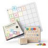Primo Cubetto Screen-Free Coding Robot with 6x6 Transparent Pocket Mat-0