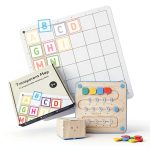 Primo Cubetto Screen-Free Coding Robot with 6x6 Transparent Pocket Mat-0