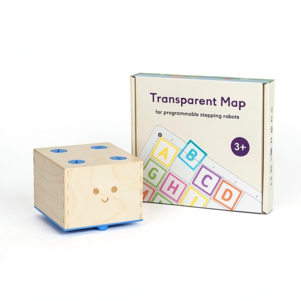 Primo Cubetto Screen-Free Coding Robot with 6x6 Transparent Pocket Mat-3