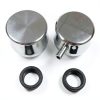 Pirate Mfg Billet Aluminum PCV Valve Cover Breather Kit with Grommet-4