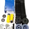 Robot Tank Chassis Kit Smaring TT02 Aluminum Alloy Low Noise-4