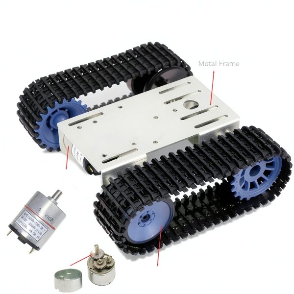 Smaring TP101 Smart Robot Tank Chassis Kit with Metal Frame and Tracks-2