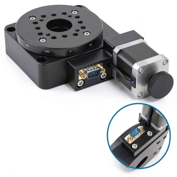 TBVECHI HT03RA100 Electric Rotating Platform 100mm Worm Drive-2