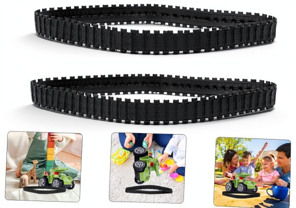 LALADEFIEE DIY Tank Track 511H7410MXJ45FMC Lightweight Rubber-4