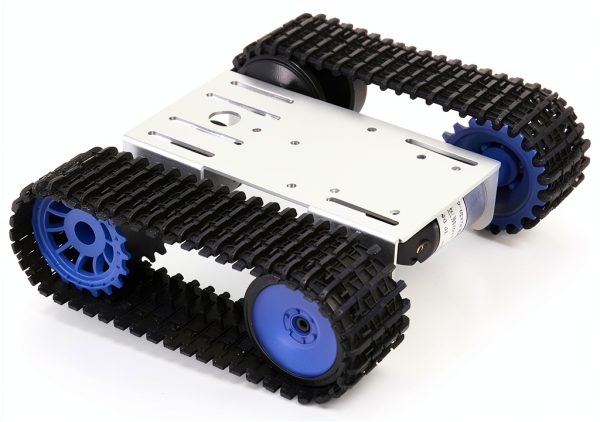 Smaring TP101 Smart Robot Tank Chassis Kit with Metal Frame and Tracks-0