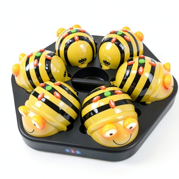 Bee Bot 6 pack Floor Robots with Docking Station TerrificTeaching-1