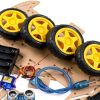ViaGasaFamido Smart Robot Car Chassis Kit with Switch-5