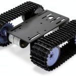 SmaringRobot TP101 Tracked Chassis Kit with Aluminum Frame and Motors-0