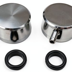 Pirate Mfg Billet Aluminum PCV Valve Cover Breather Kit with Grommet-0