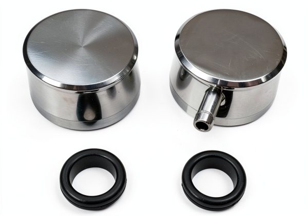 Pirate Mfg Billet Aluminum PCV Valve Cover Breather Kit with Grommet-0