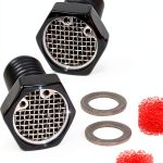 Harley Breather Filter Bolt Speed Dealer Customs Anodized Aluminum-0
