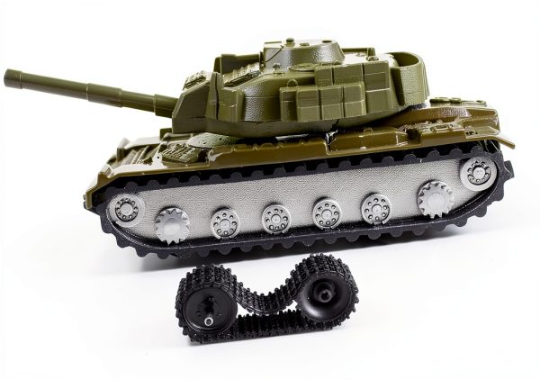 ORFOFE RC Tank Platform – Rubber Plastic Design with Drive Wheels-5