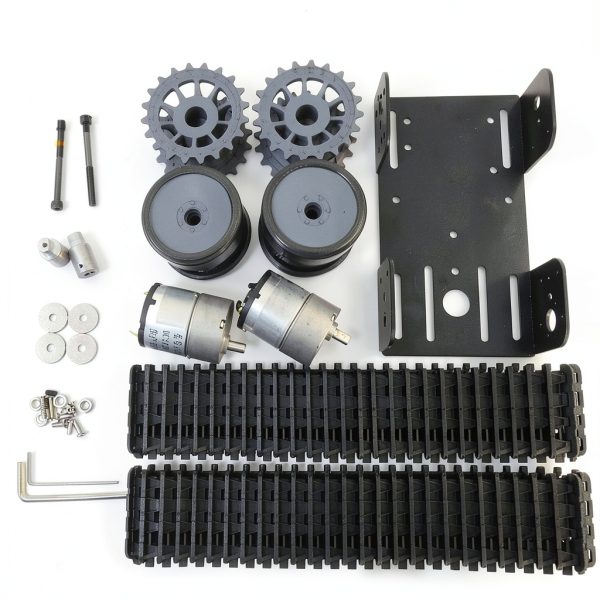 SmaringRobot TP101 Tracked Chassis Kit with Aluminum Frame and Motors-6