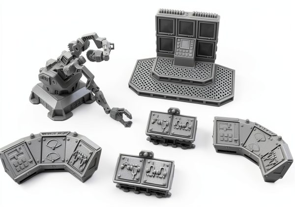EnderToys 3D Printed Terrain Set PLA Battlefield for 28mm Wargaming-0