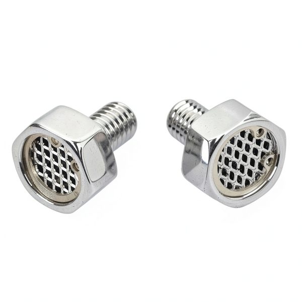 Chrome Motorcycle Head Breather Bolts YDLMT 3/8‑16 Aluminum Sponge-2