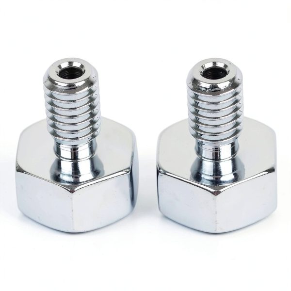 Chrome Motorcycle Head Breather Bolts YDLMT 3/8‑16 Aluminum Sponge-4