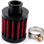 Uni Filter UP-104 5/8 inch Clamp On Breather Filter Black 4into1-0
