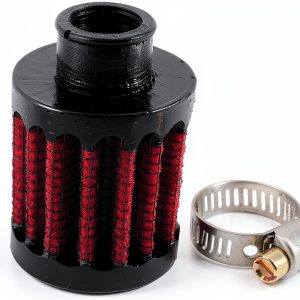Uni Filter UP-104 5/8 inch Clamp On Breather Filter Black 4into1-0